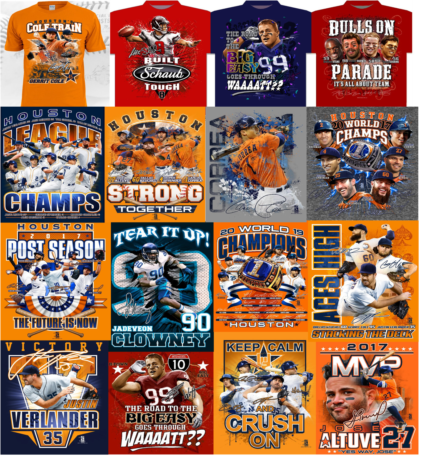 Houston Past Designs
